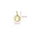 Pingente Menina Ouro 18k - Imagem 3