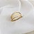 Anel  Aros Ouro 18k - Imagem 7