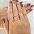 Anel Bold Ondas Ouro 18k - Imagem 4