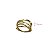 Anel Bold Ondas Ouro 18k - Imagem 3
