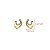 Brinco Meia Lua Ouro 18k - Imagem 3