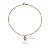 Kit Pulseira Ouro 18k + Pingente Coração 18k Zircônia - Imagem 3
