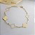 Pulseira Trevo Quatro Folhas Ouro 18k - Imagem 5
