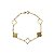 Pulseira Trevo Quatro Folhas Ouro 18k - Imagem 1