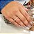 Anel Navete Inteira Ouro 18k Diamante Cultivado - Imagem 4