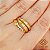 Anel Gold Line Ouro 18k - Imagem 1