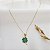 Kit Cordão Ouro 18k + Pingente Trevo Ouro 18k Zircônias - Imagem 6