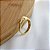 Anel Bold Ouro 18k - Imagem 3