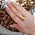 Anel Bold Gotas Ouro 18k - Imagem 4