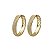 Brinco Argola Ouro 18k Zircônias - Imagem 10