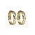Brinco Argola Ouro 18k Zircônias - Imagem 11