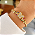 Pulseira Berloque Borboleta Ouro 18k - Imagem 2