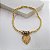 Pulseira Berloque Coração Ouro 18k Zircônias - Imagem 6