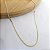 Gargantilha Veneziano Triplo Ouro 18k - 45 cm - Imagem 6