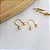 Brinco Anzol Ouro 18k - Imagem 6