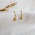 Brinco Anzol Ouro 18k - Imagem 5