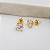 Brinco Ponto de Luz Ouro 18k e Moissanite - Imagem 2