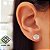 Brinco Ponto de Luz Ouro 18k Diamante 3,4Ctl Cultivado - Imagem 1