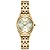 Kit Relógio Mondaine Feminino Cristais Dourado - Imagem 1