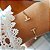 Bracelete T em Ouro 18k Zircônias - Imagem 2