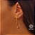 Brinco Argola Grande Ouro 18k - Imagem 1