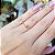 Anel Solitário Ouro 18k Brilhante Moissanite 30Pts - Imagem 8