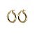 Brinco Argola Ouro 18k - Imagem 1