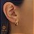 Brinco Argola Ouro 18k - Imagem 1