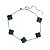 Pulseira Trevo Quatro Folhas Prata 925 Pedra Natural - Imagem 2