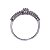 Anel Aparador Ouro Branco 18k Diamante Cultivado - Imagem 5