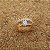 Kit Anel Solitário Ouro 18k + Anel Navete Inteira Ouro 18k Brilhante Moissanite - Imagem 5