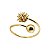 Anel Esferas Ouro 18k - Imagem 1