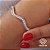 Bracelete Ondas Prata 925 Zircônias - Imagem 1
