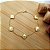 Pulseira Trevo Quatro Folhas Ouro 18k - Imagem 8