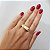 Anel Bold Quadrado Ouro 18k - Imagem 5