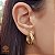 Brinco Argola Bold Ouro 18k - Imagem 1