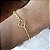 Pulseira Trevo Quatro Folhas Ouro 18k - Imagem 2