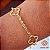 Pulseira Trevo Quatro Folhas Ouro 18k - Imagem 1