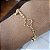 Pulseira Trevo Quatro Folhas Ouro 18k - Imagem 4