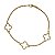 Pulseira Trevo Quatro Folhas Ouro 18k - Imagem 1