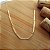 Gargantilha Aro Ouro 18k  Diamante - Imagem 10