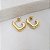 Brinco Bold Argola Quadrada Ouro 18k - Imagem 10
