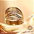 Anel Ouro 18k Diamantes - Imagem 1