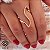 Anel Z Ouro 18k Diamante Natural - Imagem 1