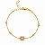 Pulseira Ouro 18k Diamante Natural - Imagem 1