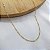 Cordão Masculino Ouro 18k - 60cm - Imagem 5