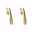 Brinco Bold Gota Ouro 18k com Ródio - Imagem 8