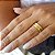 1 Aliança Casamento Ouro 18k Diamante - Imagem 6
