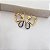 Brinco Borboleta Bicolor Ouro 18k - Imagem 10
