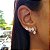 Brinco Ear Cuff Prata 925 Zircônia - Imagem 3